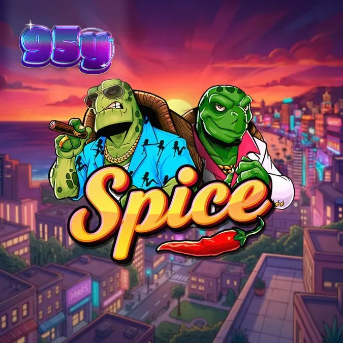 Interface do jogo de slot Spice com tartarugas e grid de Avalanche
